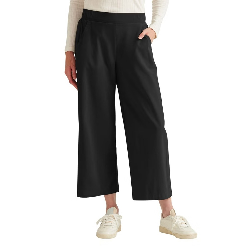 Eddie Bauer Women's Traveler Crop Pant, Black, Size: XL, New